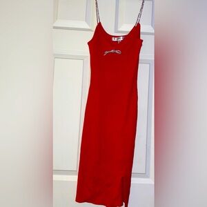 Red dress